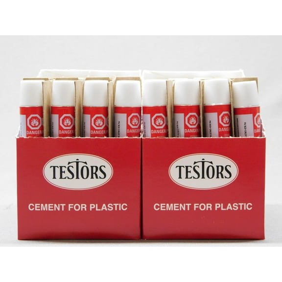 Model Power TESTORS 3501 Plastic Model Cement Full CASE of 48 5/8oz TES3501-CASE