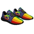 thumbnail image 6 of Love Is Love LGBT Shoes Sneakers Black Size 10.5, 6 of 7