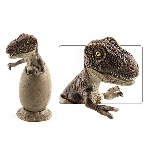 Dvkptbk 3pcs Novelty Magic Crack Easter Dinosaur Hatching Eggs Toy