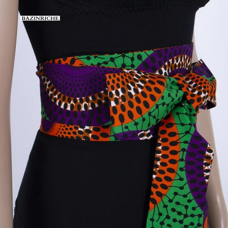 African Print Obi Ankara Belt for Women Dress Belt Gift Handmade Statement  Belt Accessory WYX30