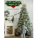 thumbnail image 5 of Árbol de Navidad Nevado RED VELVET 210 cm Pino Frondoso Decoración Festiva, 5 of 6