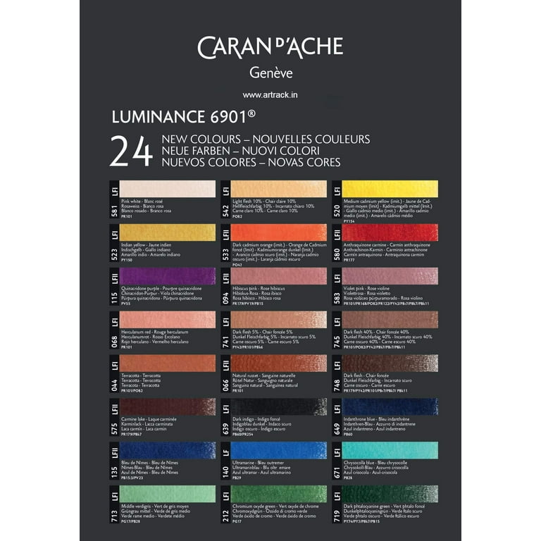 LUMINANCE CARAN D ACHE 6901. 20 Colores RETRATO