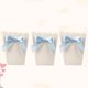 thumbnail image 3 of 12 cajas de palomitas de maíz blancas con lazo, con estampado de dulces, para decoración de fiestas de cumpleaños, baby showers, bodas y más (lazo azul), 3 of 5