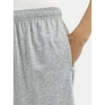 thumbnail image 4 of Athletic Works Men's and Big Men's Tri-Blend Active Shorts, 9" Inseam, Sizes S-5XL, 4 of 5