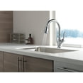 thumbnail image 4 of Delta Leland Single Handle Pull-Down Kitchen Faucet in Arctic Stainless 9178-AR-DST, 4 of 10