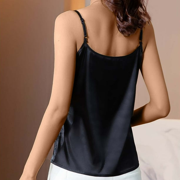 aidice Plus Size Lace Camisole for Women M-4XL Sleeveless Strap