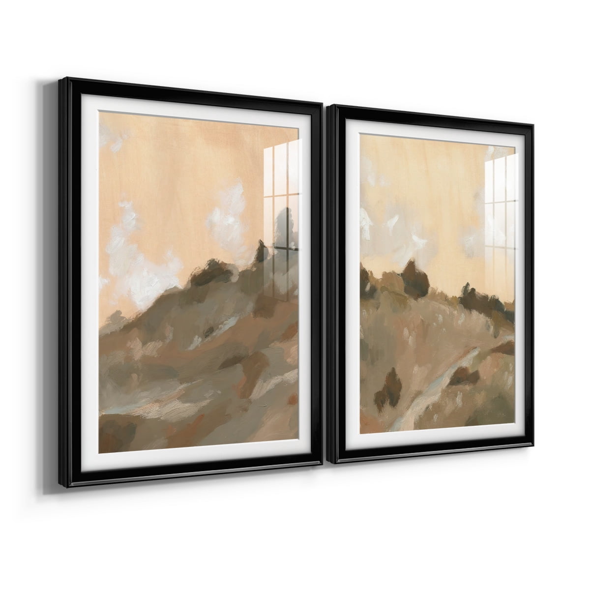 Wexford Home Hillside Walking Path III Premium Framed Print, 26.5" x 36.5" - Ready to Hang, Black (Set of 2)