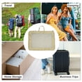 thumbnail image 4 of Unique Bargains 1 Pc Portable Packing Cube for Luggage 17.72"x4.72"x12.99" Khaki, 4 of 6