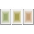 thumbnail image 3 of PixonSign Framed Canvas Print Wall Art Set Black and White Curved Brushstrokes Geometric Shapes Modern Art Alternative Dark Black and White for Living Room, Bedroom, Office - 16"x24"x3 White, 3 of 5