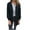 #128-Black, variant on Neewe Womens Long Cardigans Open Front Oversized Hooded Fall Winter Outerwear Sweater Coat