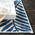 thumbnail image 5 of SAFAVIEH Sunrise Jane Floral Reversible Indoor/Outdoor Area Rug, Ivory/Blue Gold, 5'3" x 7'7", 5 of 9