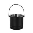thumbnail image 2 of Ice Bucket Stainless Steel Champagne Bucket Multipurpose Drinks Bottle Cooling Container for Entertaining BBQ Summer Vacation Bar Accessories Black, 2 of 9