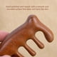 thumbnail image 2 of Wood Therapy Massage Comb Head Face Scalp Gua Sha Massager Natural Face Sandalwood Wide Tooth Gua Sha Scraping Body Massage, 2 of 5