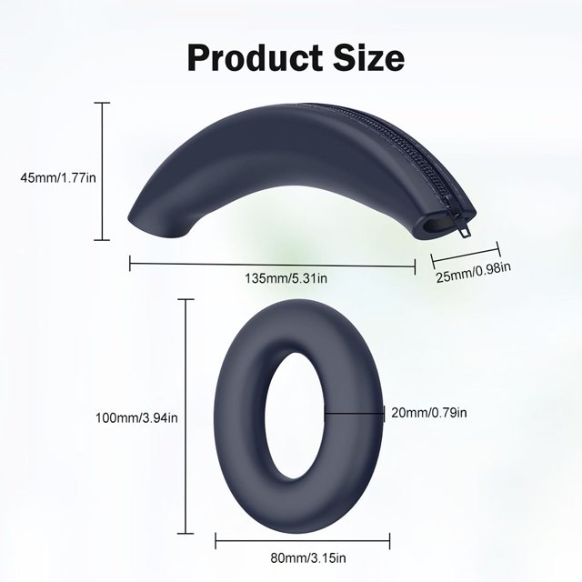 Protector de auriculares suave antiarañazos para Sony ULT WEAR WH-ULT900N/WH-1000XM3/XM4