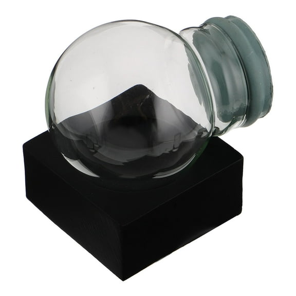 WHAMVOX Empty Glass Snow Globe Kit Vintage Snow Globe Glass Snow Globe Snow Globe Repair Kit Decorative Globe for Restoring Displaying