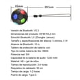 thumbnail image 2 of Tonnylam Altavoz Bluetooth de fútbol Mini Conector de teléfono móvil para Exteriores Tarjeta TF Altavoz Deslizante Colorido,Negro, 2 of 9