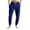 006-Navy, variant on JGNGSHN Men's Solid Color Pajama Pants Wide Leg Lounge Pants Drawstring Elastic Waist with Pocket Button Fly Casual Fashion Sleepwear