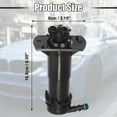 thumbnail image 3 of Unique Bargains Front Left Headlight Washer Nozzle Sprayer Jet Fit for Audi Q7 3.0L 2011-2015 Black, 3 of 7