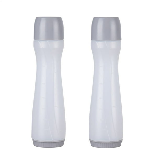 Distribuidor de Panqueques Botella Mezcladora de Masa Oscilante Manual Pastel Panqueque Botella Dispensadora de Panqueques Gris