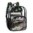 thumbnail image 3 of Iauyy Clear Backpack Heavy Duty PVC Transparent Backpack for College Workplace, Cute Dinosaur, 3 of 8