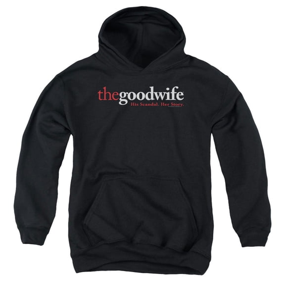 The Good Wife Logo Youth Pullover Hoodie Sweatshirt Black