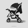 thumbnail image 3 of Carriola de Bebé Plegable Ultra Premium AOKU Negra, 3 of 9