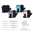 thumbnail image 3 of Guantes de ciclismo para hombres y mujeres, antideslizantes, sin dedos, guantes de ejercicio, guantes de fitness, 3 of 5