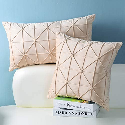 2pcs Throw Pillows Washable Throw Pillow Sofa Decoration Supple Throw Pillow, Size: 45X45X15CM