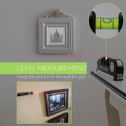 Laser Level Line Tool, Multipurpose Lazer Leveler Tool,8 feet Cross Line Laser measuring Tape,Laser Level for Picture Hanging Cabinets Tile Walls Condition