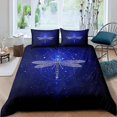 thumbnail image 1 of Blue Insect Bedding Set Duvet Cover And Pillowcase, Digital Printing D Digital Print Microfiber, Bedding Set Pieces 135*200 Cm, 1 of 5