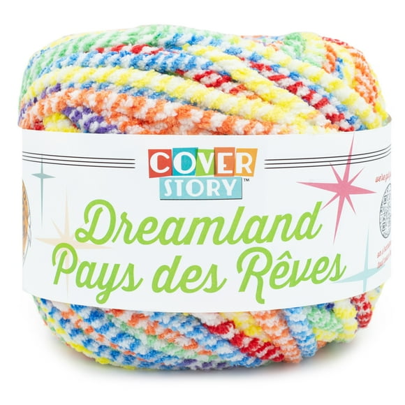 Lion Brand Cover Story™ Dreamland™ Rainbow Yarn #6 Super Bulky Blanket Yarn, 300g/ 135m - 1CT