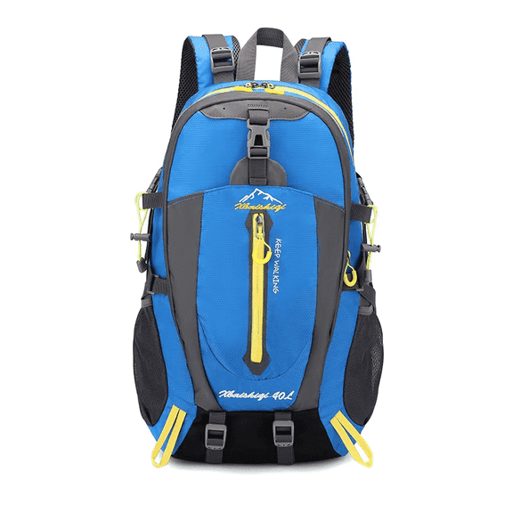 Saierfour Unisex 40L Hiking Backpack, Water-Resistant Travel Daypack for Camping & Biking