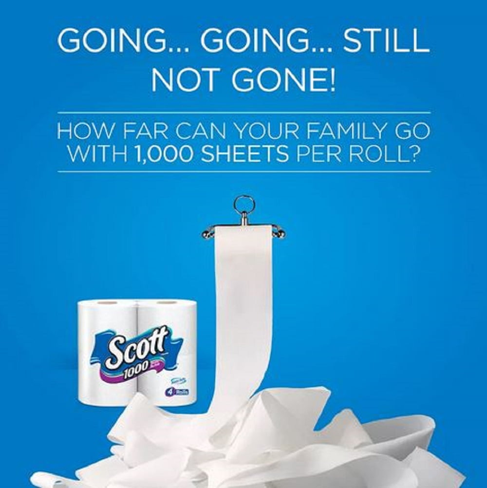 Product of Scott 1100-Sheets,1-Ply Bath Tissue, 36 pk.