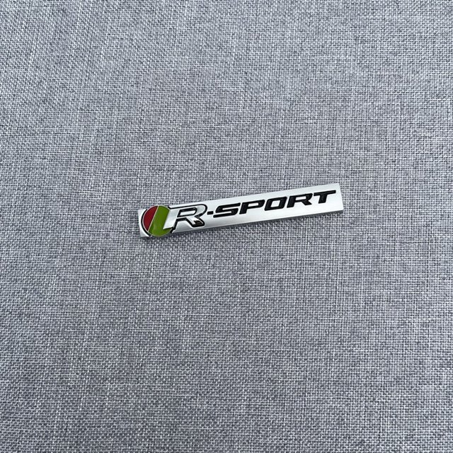 Convient pour S-standard R Logo de Voiture Modification XF XE XJL R-SPORT Logo en Métal Logo de Queue de Sport Autocollant de Tableau de Feuilles-KEEW