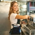 thumbnail image 5 of Server Pouch Bag Restaurant Waiter Waist Money Pouch Restaurant Apron Bag with Adjustable Belt, 5 of 5