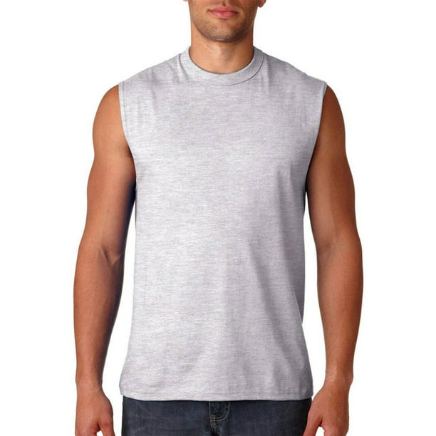 JERZEES - Jerzees Adult HiDENSI-T Sleeveless T-Shirt, Pack of 5 ...