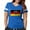 Royal Blue, variant on - German Soccer Flag - Womens Football Shirt