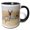 Black/White, variant on 3drose, Pronghorn Antelope Buck, 11oz Two-tone Green Mug