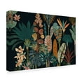 thumbnail image 4 of Canvas Wall Art - Ray Heere 'Watercolor Tropical Collage Black 3' Wall Art for Living Room, Bedroom, or Office Décor by Trademark Fine Art - 24 x 16 Inches, 4 of 4