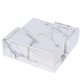 thumbnail image 5 of Worallymy Tapete para taza con aislamiento térmico posavasos de piel sintética para beber almohadilla para té y café antideslizante mantel individual cuadrado jaspeado cuadrado Worallymy JD735815996, 5 of 6