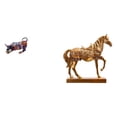thumbnail image 1 of Colección Contemporánea De Esculturas De Animales De Resina, Figuras Coloridas De Toros Y Caballos, Obras De Arte Feng Shui Para La Decoración De La Sala De Estar Y La Oficina., 1 of 8