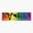 1pcs, variant on Respect (Coexist Style) Bumper Sticker - Multicolour 13 Sticker