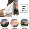 thumbnail image 4 of Peel and Stick Wallpaper Waterproof Tunnel View Sunrise Yosemite National Park CA Wall Mural Decor Self Adhesive and Removable 69in x 98in, 4 of 8