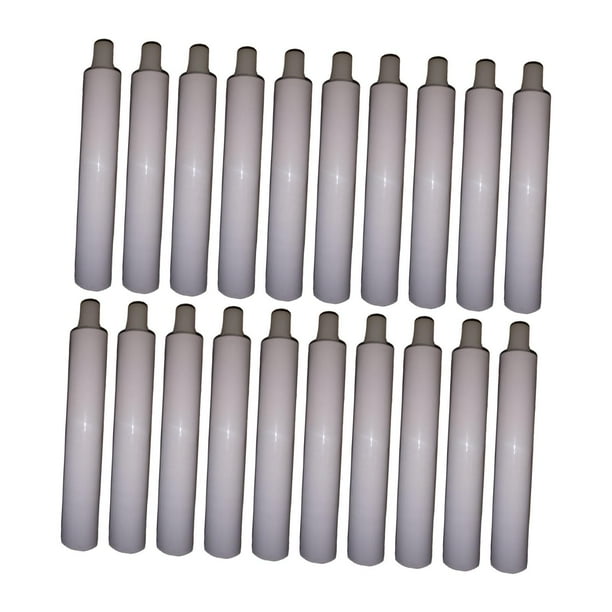 Tubos de pintura de aluminio vacíos, multiusos, tapas fáciles de abrir, contenedor rellenable para 20 piezas de 30 ml