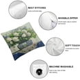 thumbnail image 6 of Acheng Blue and White Hydrangea Throw Pillow Covers Chinoiserie Ginger Jar Vintage Floral Outdoor Grand Millennial Decorations Lumbar Decorative Throw Pillows Cases for Home Set of 2 22x22in, 6 of 7