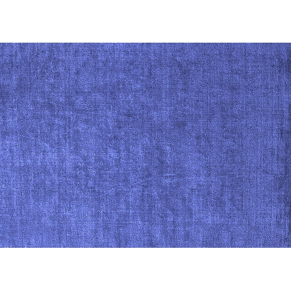 Ahgly Company Machine Washable Indoor Rectangle Oriental Blue Industrial Area Rugs, 2' x 4'