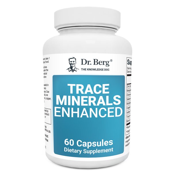 Dr. Berg Trace Minerals Enhanced Complex, 60 Capsules