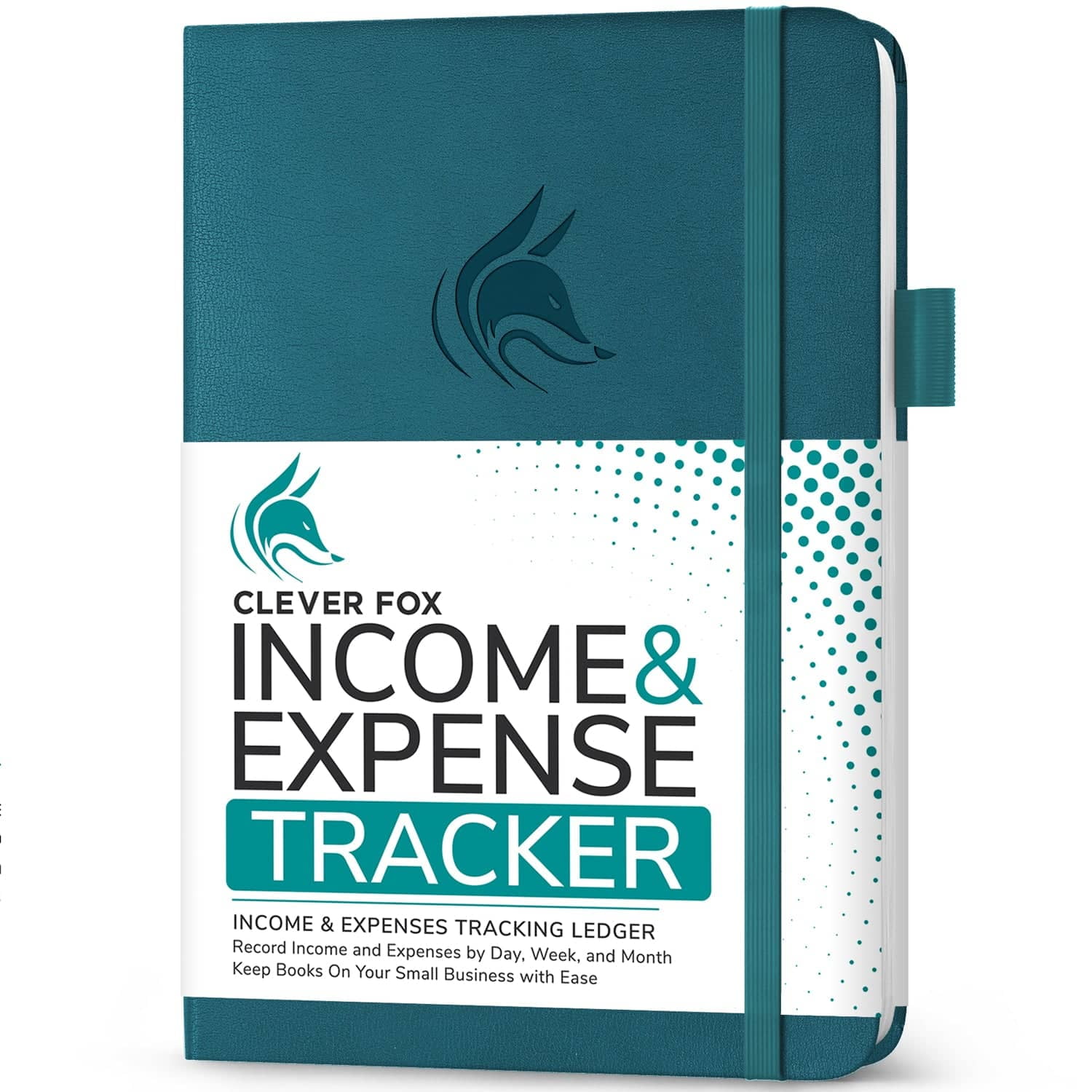 Clever Fox Income & Expense Tracker - Accounting & Bookkeeping Ledger Book