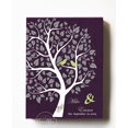 thumbnail image 3 of MuralMax - His, Her Personalized Canvas Wall Art - Custom Tree With Heart Initials, Names, Date - Gifts For Milestone Occasions, Wedding Anniversary, Housewarming - Purple - Size 11x14, 3 of 6