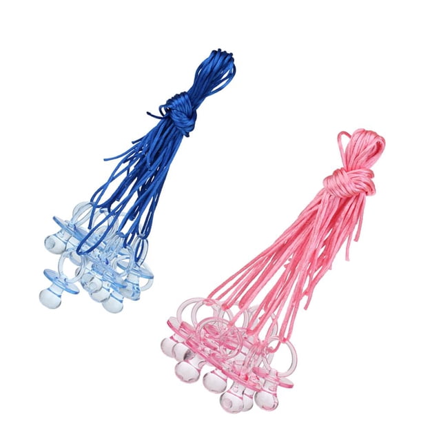 Conjunto De 20 Piezas Novedad Chupete Grande Collares Pendientes Juego De Fiesta Regalos Favor Baby Shower Zulema Collar grande del chupete